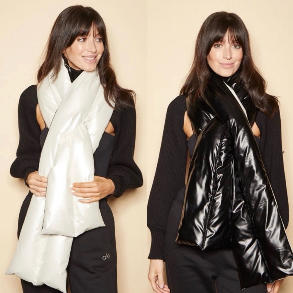 NWT Eugenia Kim Storm Reversible Puffy Scarf